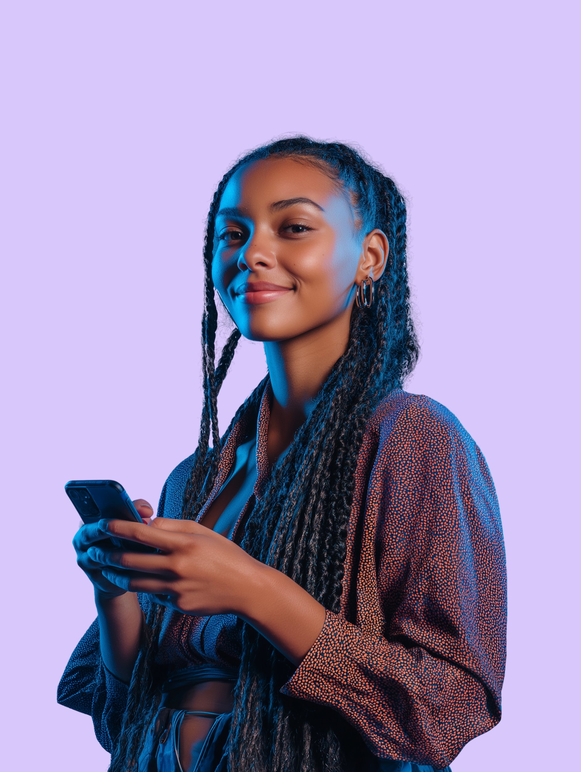 Professional using AVA AI on their phone